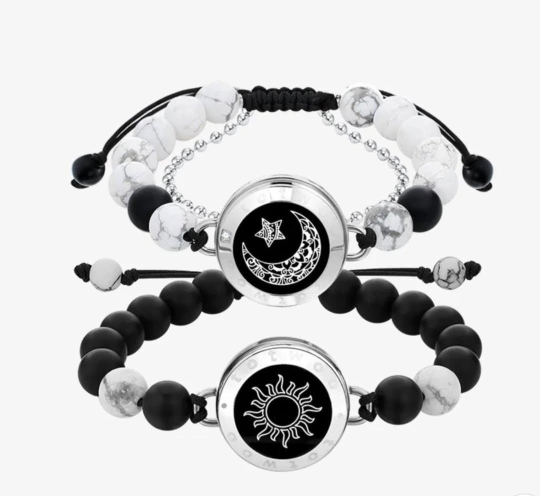 Totwoo Long Distance Bracelets for Couples