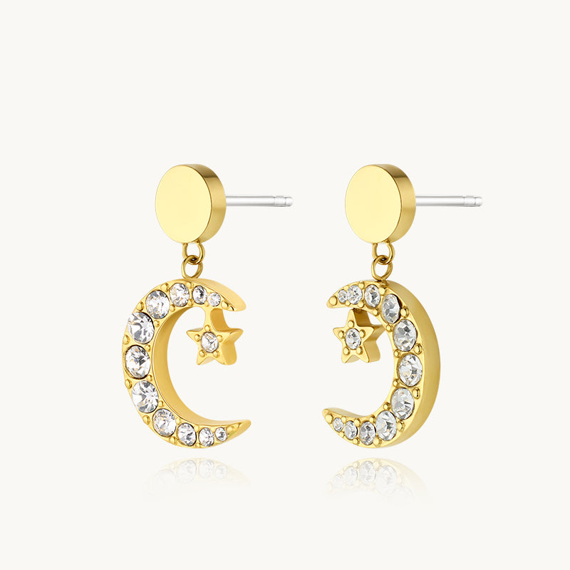 Totwoo X Moon&Star Earring