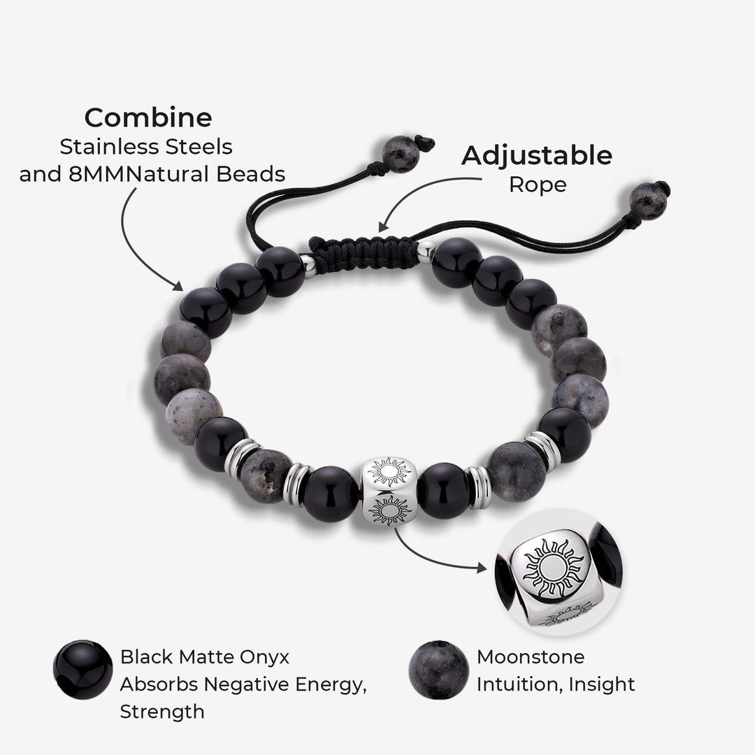 Sun&Moon Celestial Bond Beaded Bracelets