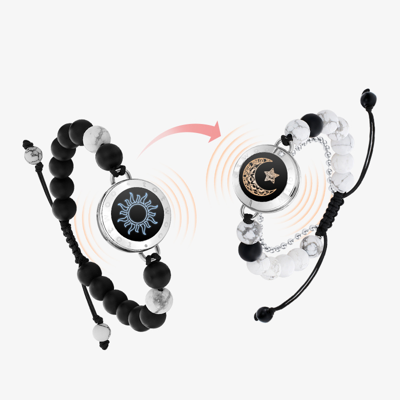Sun & Moon Touch Bracelets with Matching Beads